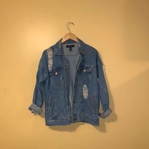 Distressed Denim Jacket